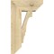 Ekena Millwork Balboa Slat Rough Sawn Bracket w/ Offset Brace, Douglas Fir, 8"W x 18"D x 30"H BKT0806X18X30BOA06RDF - alternate 3